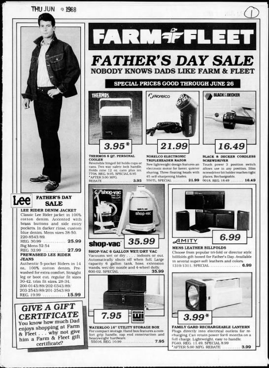 Farm & Fleet Father's Day Sale